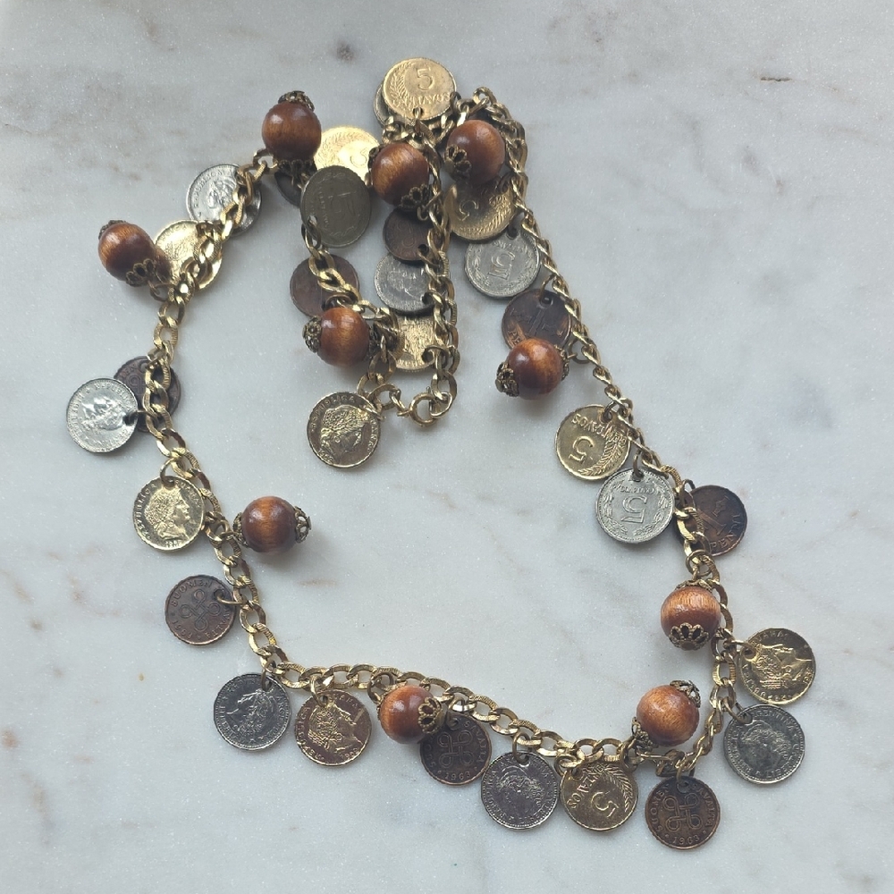 Traveler Charm Coin Necklace - Picture 3 of 11